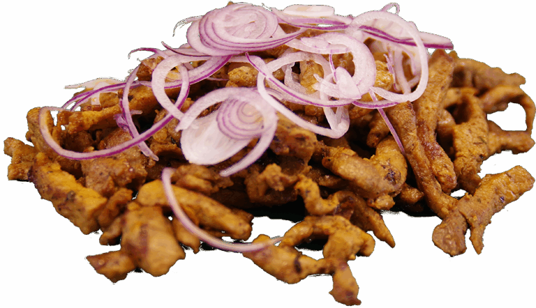 Gyros mit frischen Zwiebeln